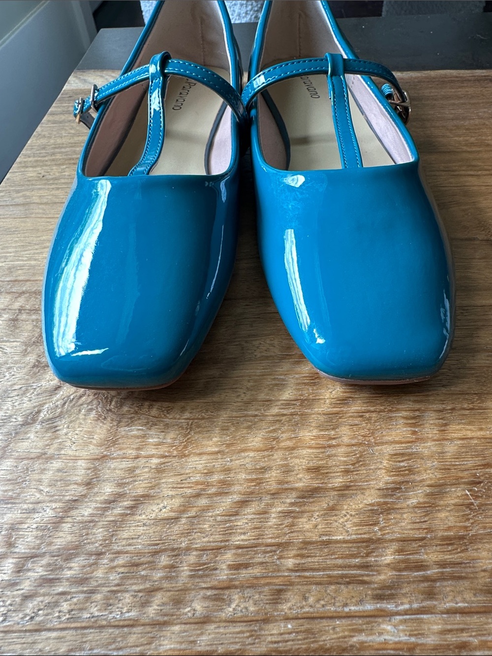 C Paravano T Strap Patent Leather Mary Jane’s Size 8.5 - Picture 6 of 10